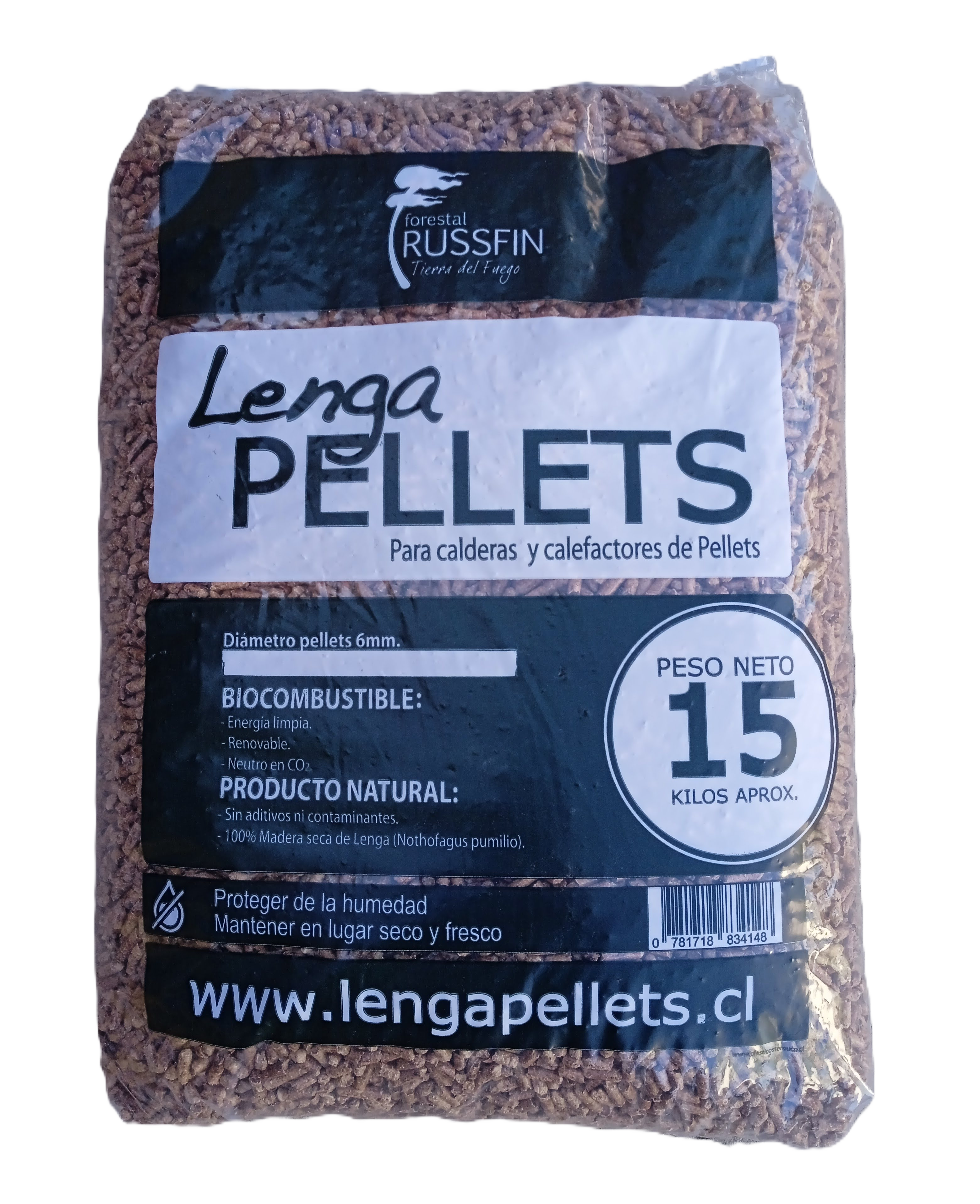 Pellet madera Lenga Ignisterra (mayor poder calórico) 15 kg