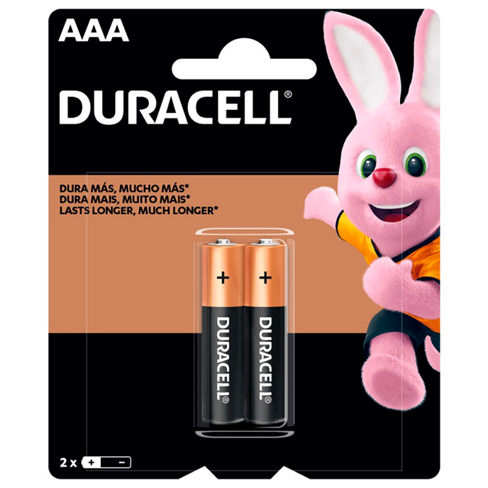 Pila AAA Duracell pack 2 unidades