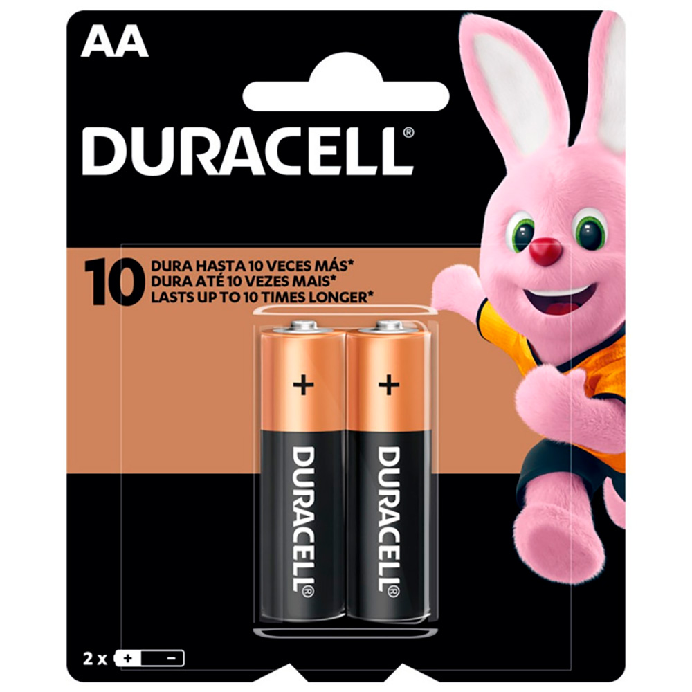 Pila AA Duracell pack 2 unidades