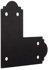 fleje 4x en L negro outdoor para viga 4" x 4" Simpson