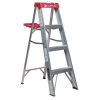 Escalera tijera aluminio 1.22 Mts 4P 150 kg  Cuprum