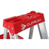 Escalera tijera aluminio 1.22 Mts 4P 150 kg  Cuprum