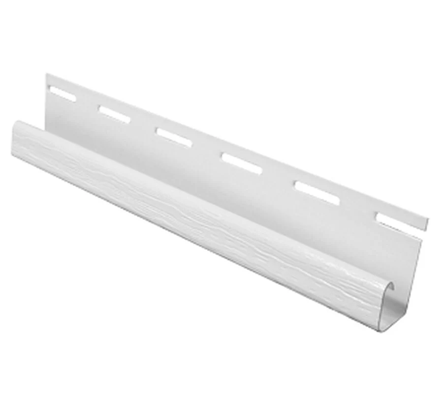 Siding pvc perfil J 1/2 x 3.8m Blanco DVP