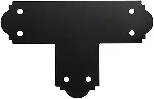 Fleje 6x  T negro outdoor para viga 4" x 4" Simpson