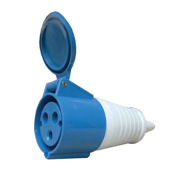 Enchufe industrial Hembra Volante 2P+T 16A 220V IP44