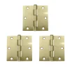 Bisagra 3.5 x 3.5´´x 2,2mm c/rodamientos bronce 3 unidades Odis