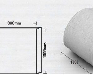 Tubo Concreto ancho 100 cms x largo 100 cms Aconcret