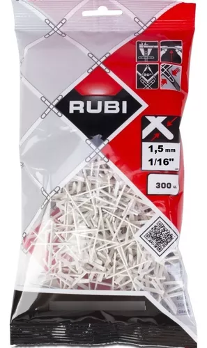 Separador ceramica 1.5mm bolsa 300 unidades Rubi