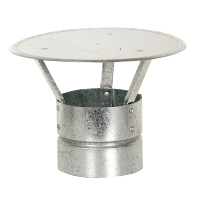 Gorro galvanizado hojalata  0.35mm x 4´´