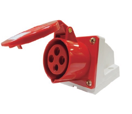 Enchufe industrial Hembra Sobrepuesta 3P+N+T 16A 380V IP44