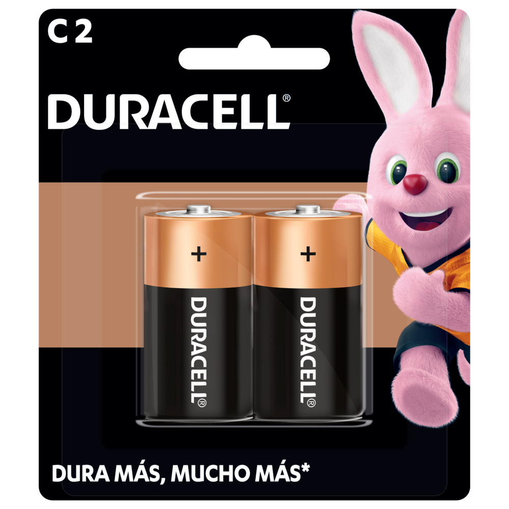 Pila C Duracell pack 2 unidades