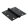 Bisagra 3.5 x 3.5´´x 2,2mm c/rodamientos negra 3 unidades Odis