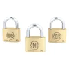 Candado B50 x 3unidades  50mm llaves iguales Odis