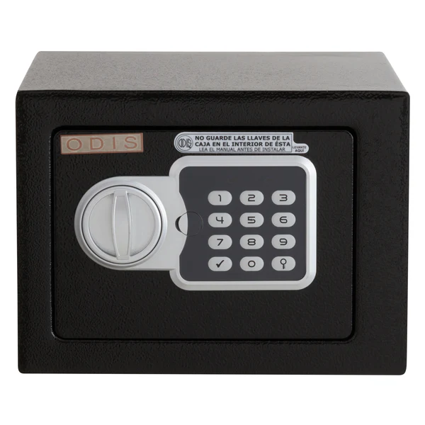 Caja de seguridad 4.2 lts 130 x 230 x 170mm color negro Odis