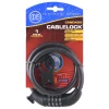 Candado bici con clave cablelock 120 cms negro Odis