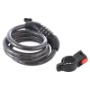 Candado bici con clave cablelock 120 cms negro Odis