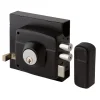 Cerradura sobreponer 323 negra Odis
