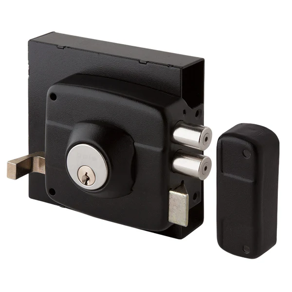 Cerradura sobreponer 323 negra Odis