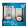 Cerradura embutida digital 6500 plata Odis