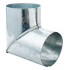 Codo galvanizado liso 0.35mm 5" x 90°