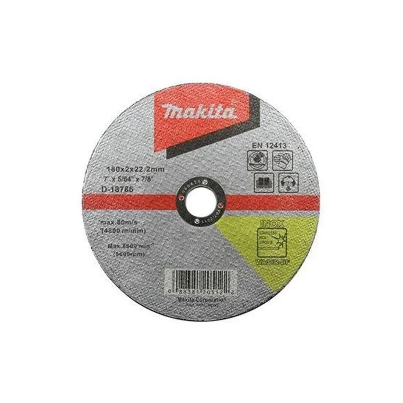 Disco corte metal inox 7´´ (180 x 2 x 22,23mm) Makita