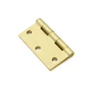 Bisagra acero 3 X 3 x 2mm bronce pulido 3 unidades Odis