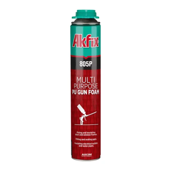 Espuma expansiva poliuretano 750ml p/pistola 805P Akfix