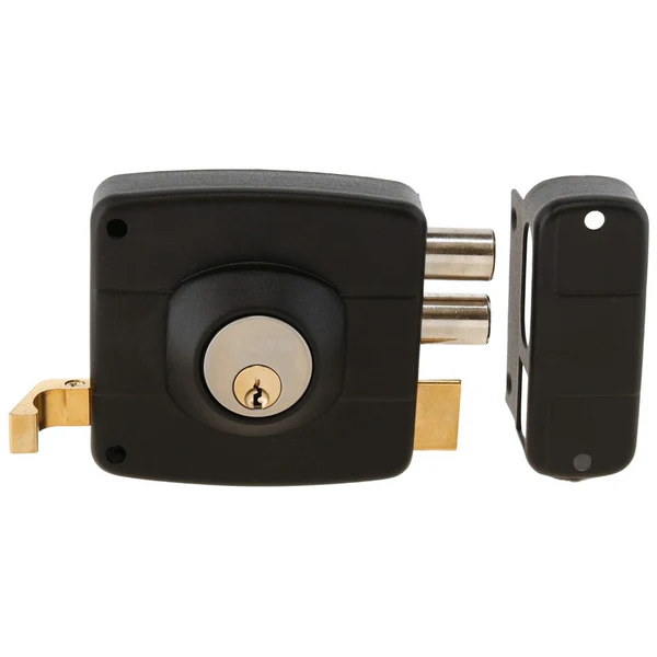 Cerradura sobreponer 324 negra Odis