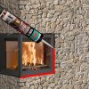 Silicona alta temperatura negra 1500ºC 280ml Akfix