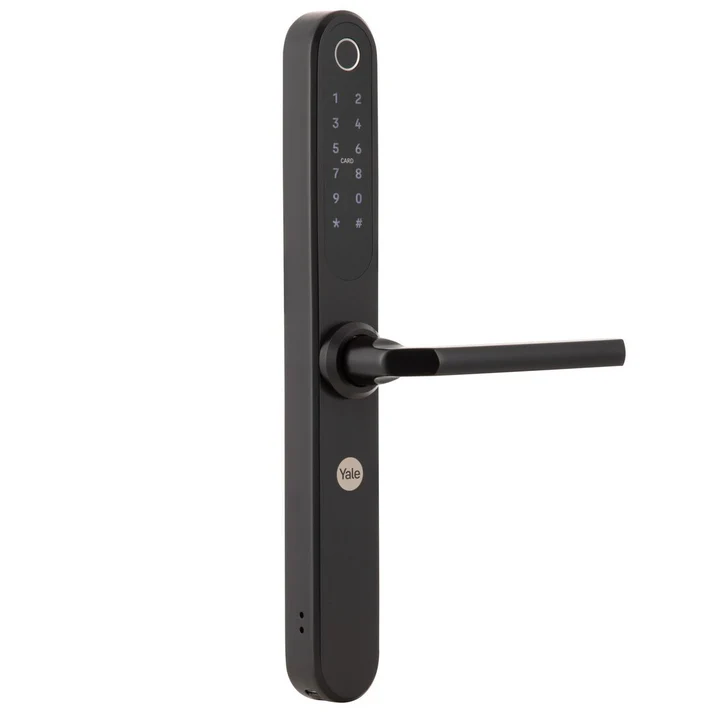 Cerradura digital YSD100 B35 huella digital  WIFI negra Yale