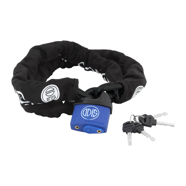Pack Rueda Repuesto candado 60mm + Cadena 10mm x140cm Odis