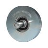 Rueda portón 100mm c/pasador 300kg carga x rueda 1Pz Ducasse