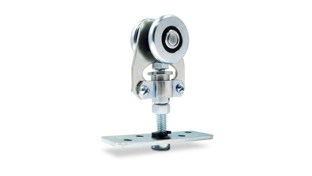 Corredera D-150 2 unidades acero cincado para riel U150 Ducasse