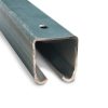 Riel U150 galvanizado para portón, 6 m Ducasse
