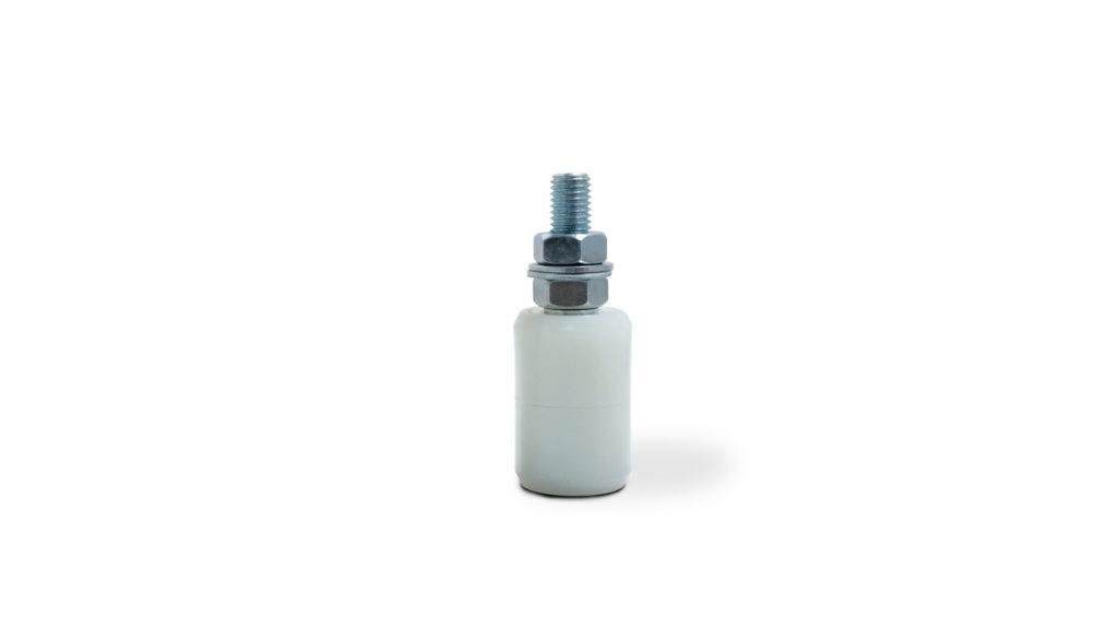 Guia simple roller nylon blanco 40mm x 60mm Ducasse