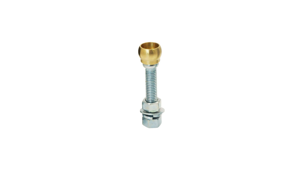 Guia portón simple 25x75mm bronce Ducasse