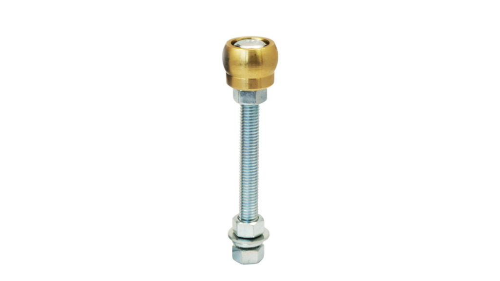 Guia portón simple 35x120mm bronce Ducasse