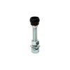 Guia porton simple 25x75mm nylon negro Ducasse