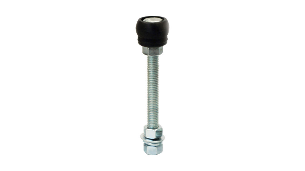 Guia porton simple 35x120mm nylon negro Ducasse