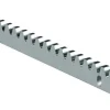 Barra cremallera porton electrico acero (12mm) 1Mts