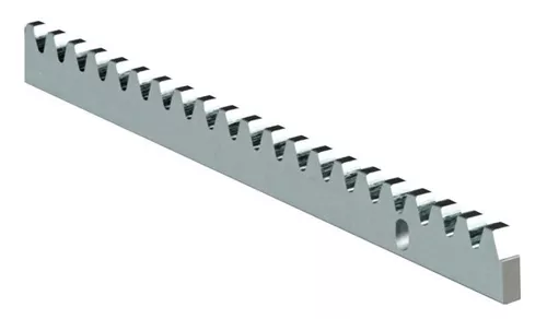 Barra cremallera porton electrico acero (12mm) 1Mts