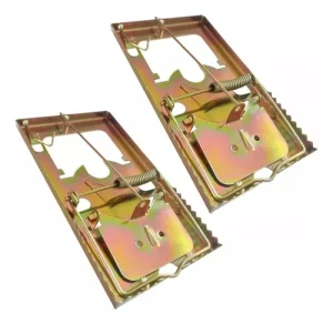 Trampa ratón metal 2 unidades de 8.5 x 16.5 cms Ferretools