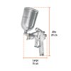 Pistola pintar de gravedad 1.7mm baja presión (13061) Truper