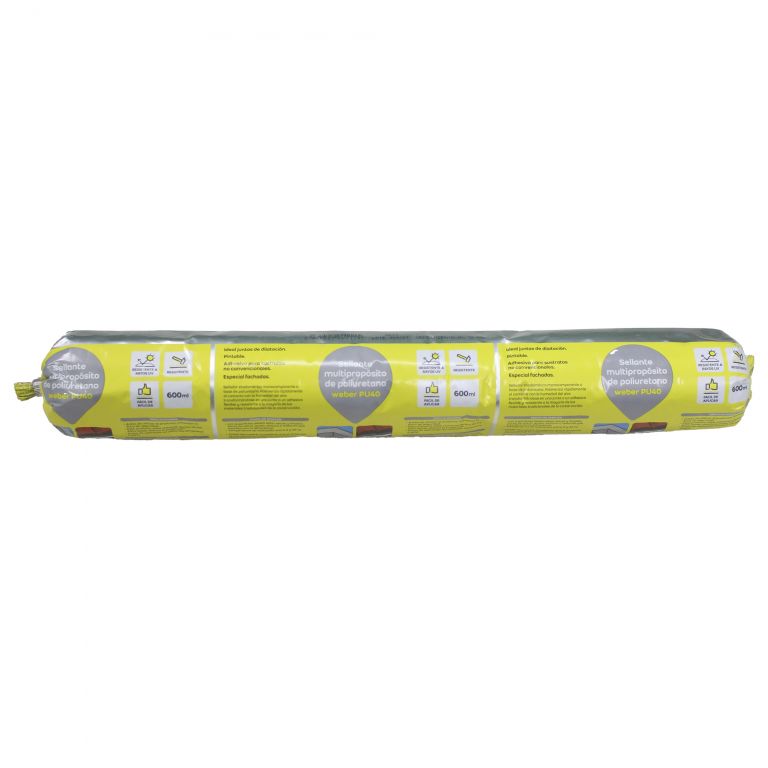 PU40 Flex sellador poliuretano gris 600ml Weber