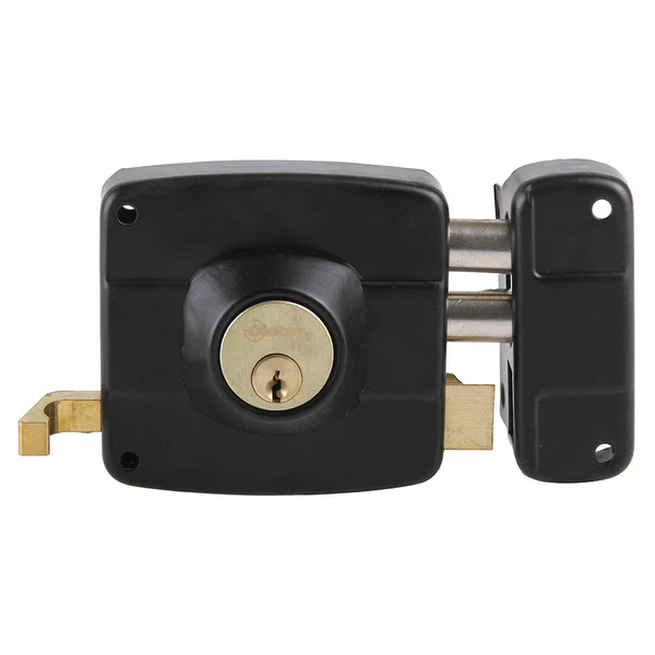 Cerradura sobreponer 110 negra Oister