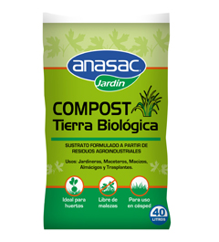 Tierra  biológica Compost saco 40lts ANASAC