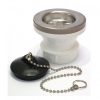 Desagüe lavaplatos 1 1/2" Rejilla Inoxidable con Tapón y Cadena Hoffens