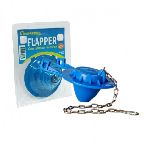 Flapper TK WC con cadena metálica Hoffens