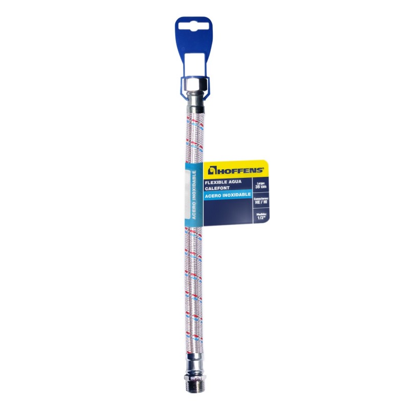 Flexible agua calefón acero Inoxidable 1/2 HI HE 25cm  Hoffens