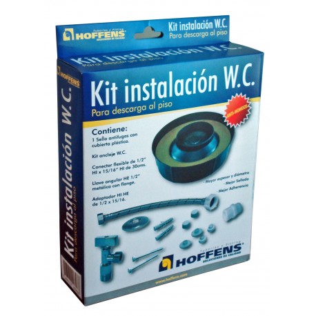 Kit  completo instalación WC Hoffens